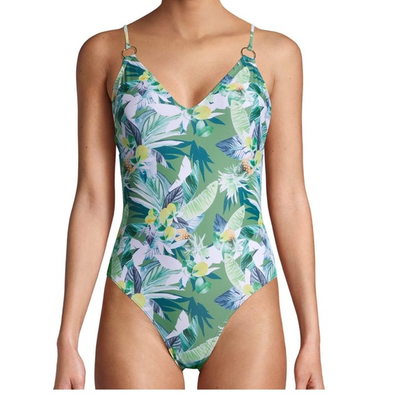 Tropical paradise one-piece swimsuit from Vigoss. - Picture 2 of 10